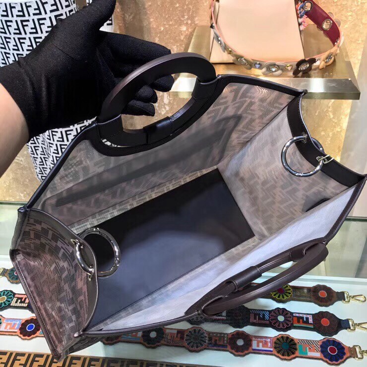 F**di large mesh runaway shopper bag