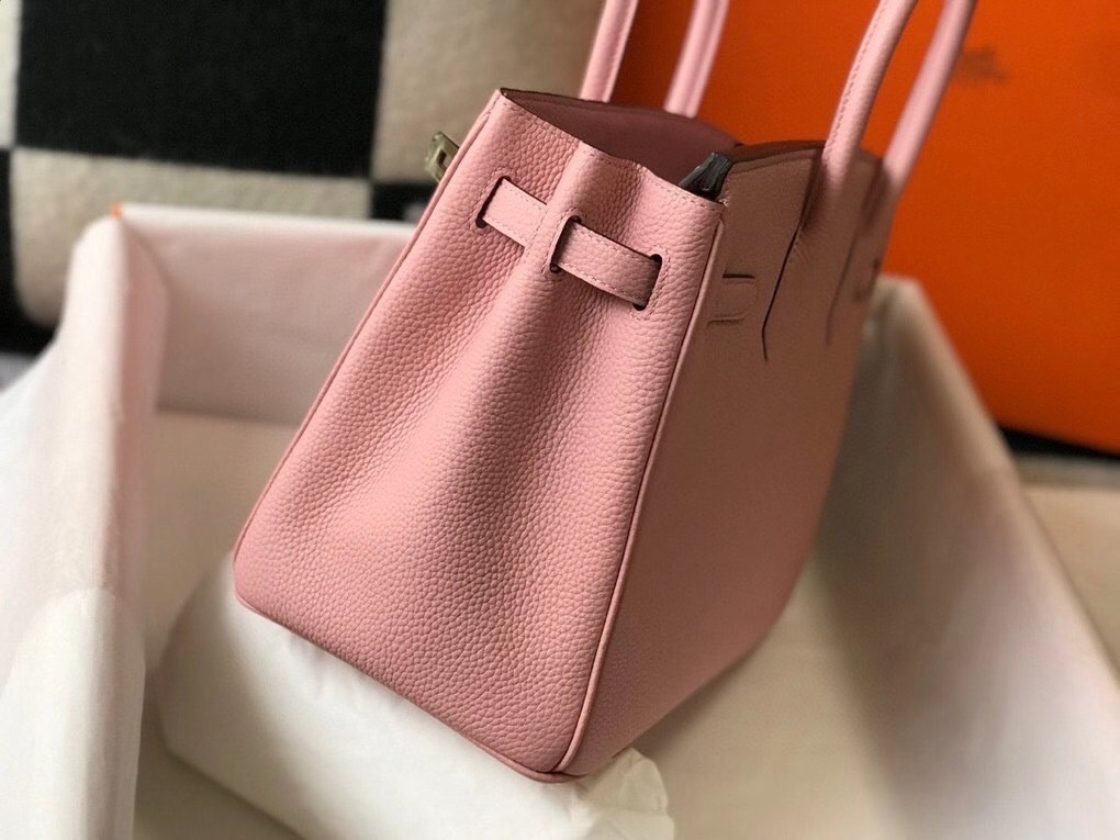 H**mes pink clemence birkin 30cm bag ghw