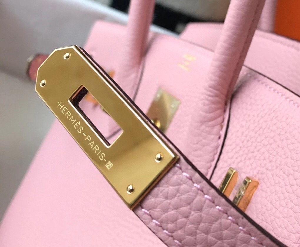 H**mes pink clemence birkin 30cm bag ghw
