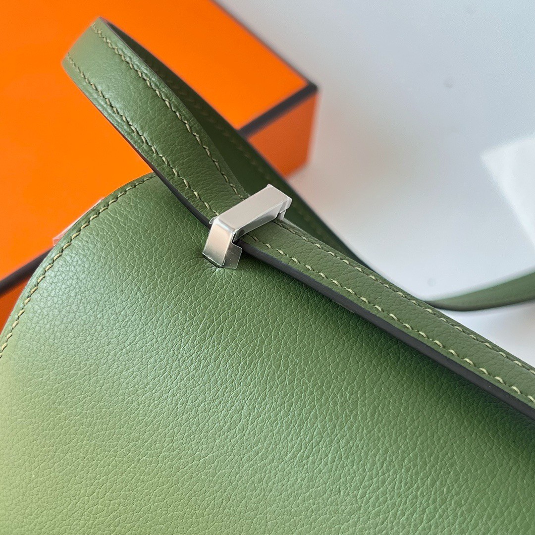 H**mes constance elan handmade bag in canopee evercolor calfskin