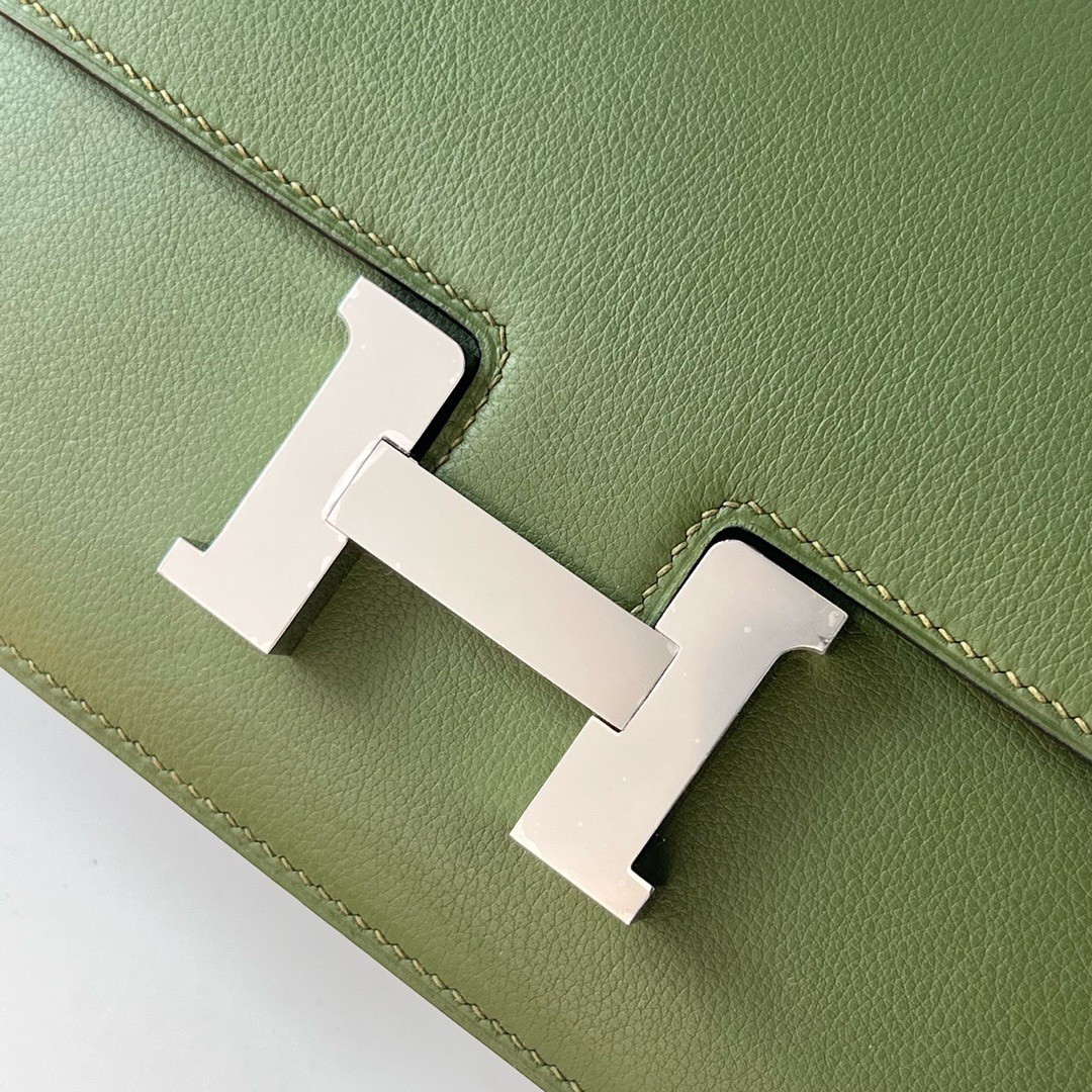 H**mes constance elan handmade bag in canopee evercolor calfskin