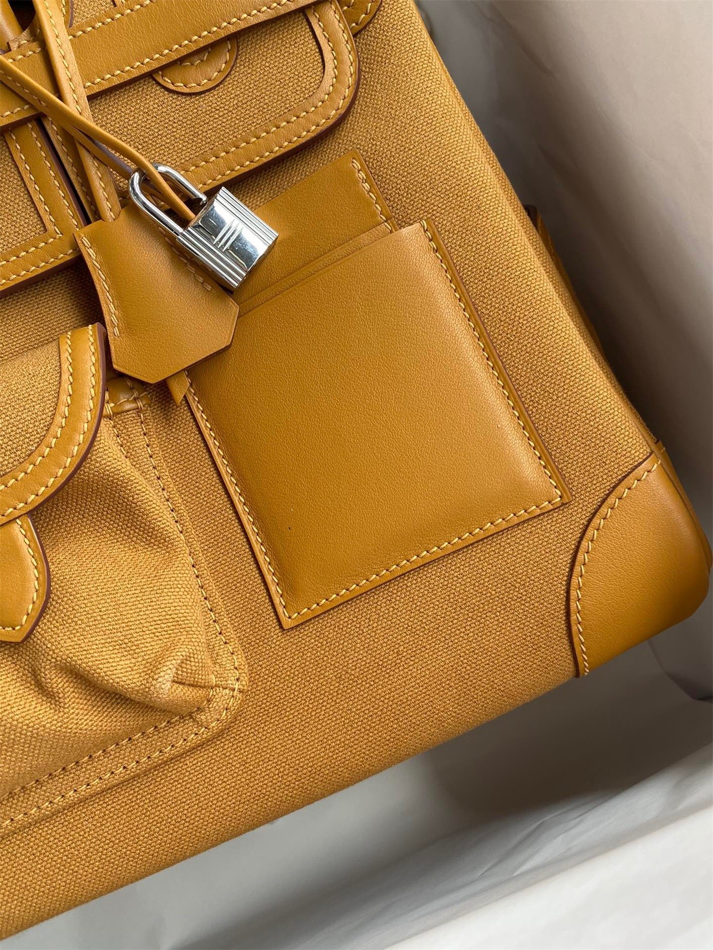 H**mes cargo birkin 35cm limited-edition bag in sesame canvas