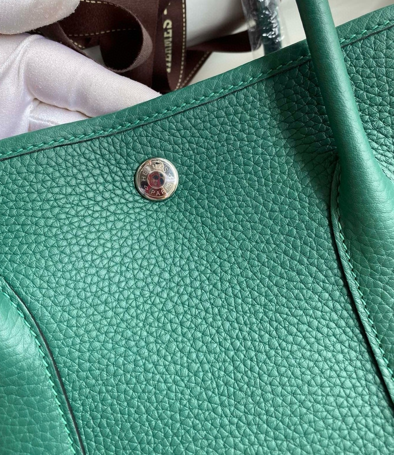 H**mes touch birkin 30 bag in yellow clemence and shiny niloticus crocodile skin
