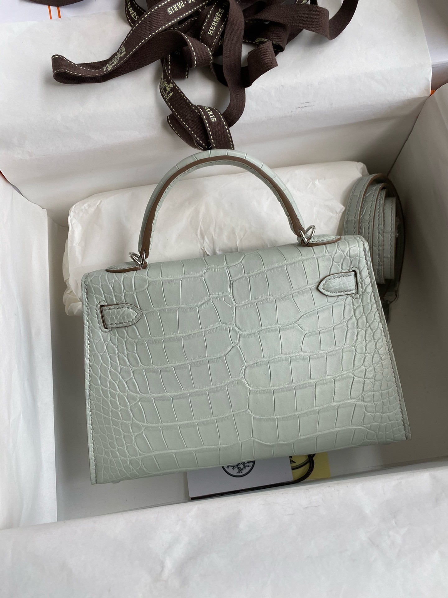H**mes birkin 30 en desordre bag in black swift and clemence leather