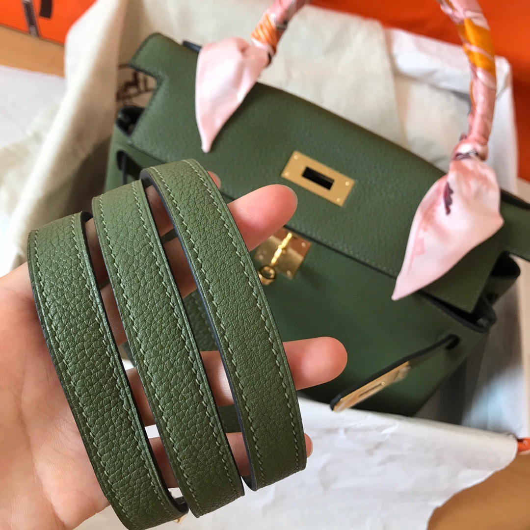 H**mes kelly retourne 28 handmade bag in canopee clemence leather