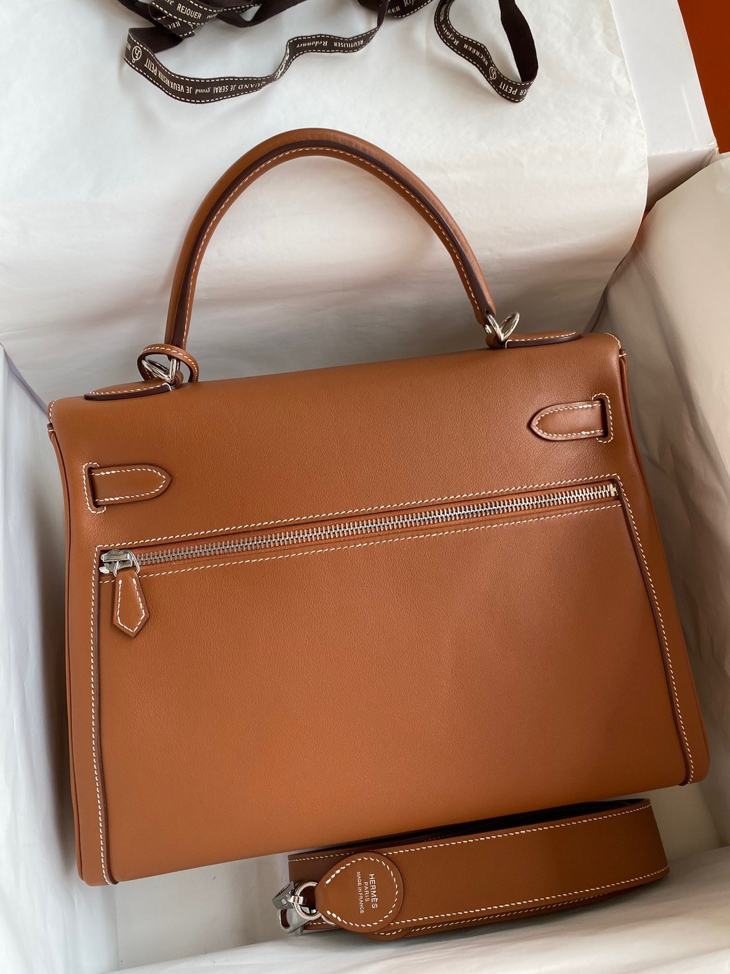 H**mes kelly lakis 32 handmade bag in gold swift calfskin