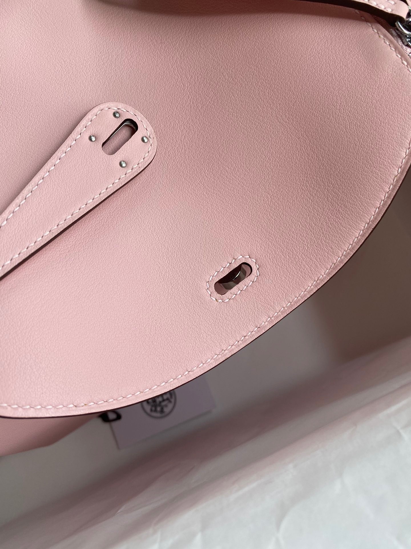 H**mes lindy 26 handmade bag in rose sakura swift calfskin