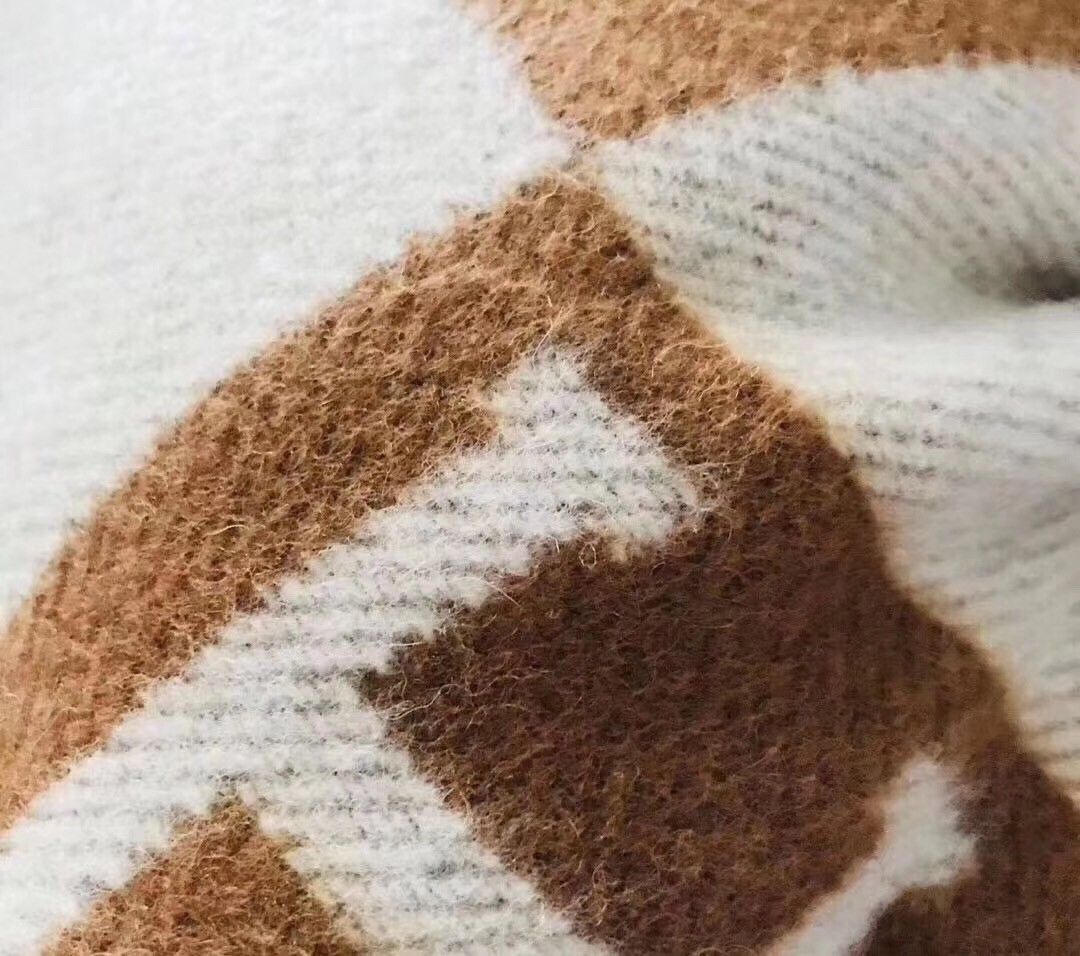 H**mes camel small avalon pillow