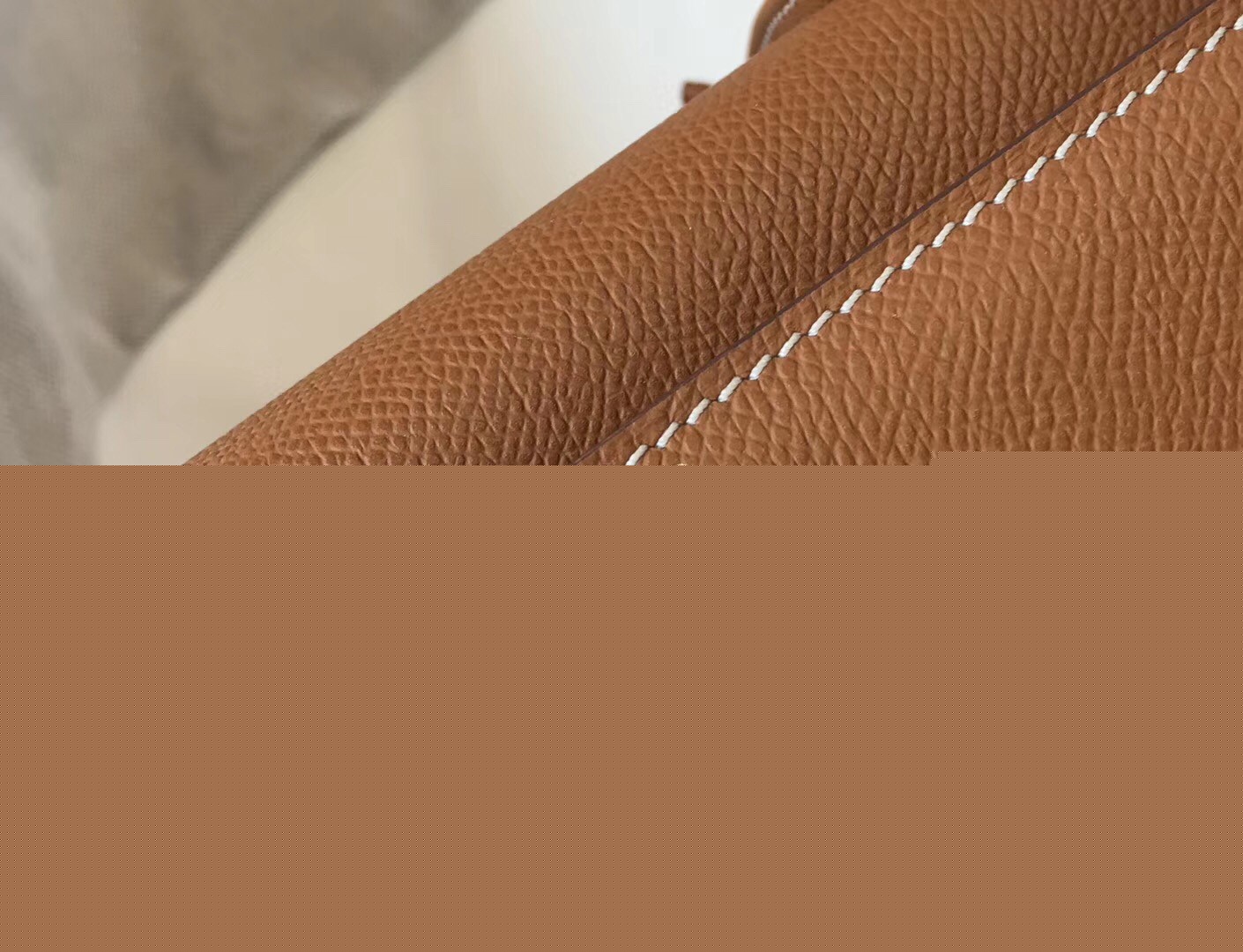 H**mes kelly 28cm sellier bag in brown epsom leather