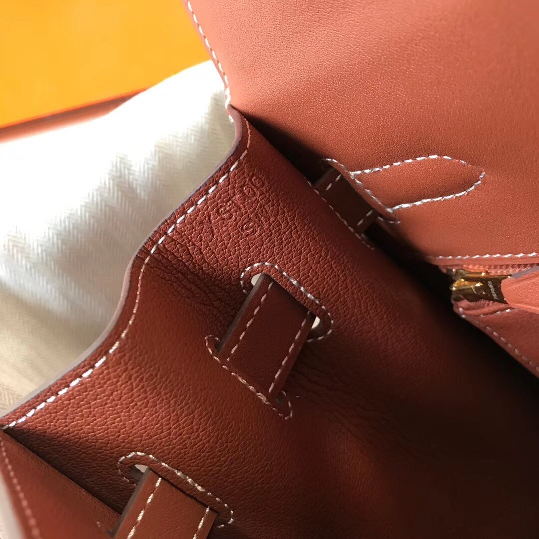 H**mes kelly 32cm sellier bag in canvas with barenia leather