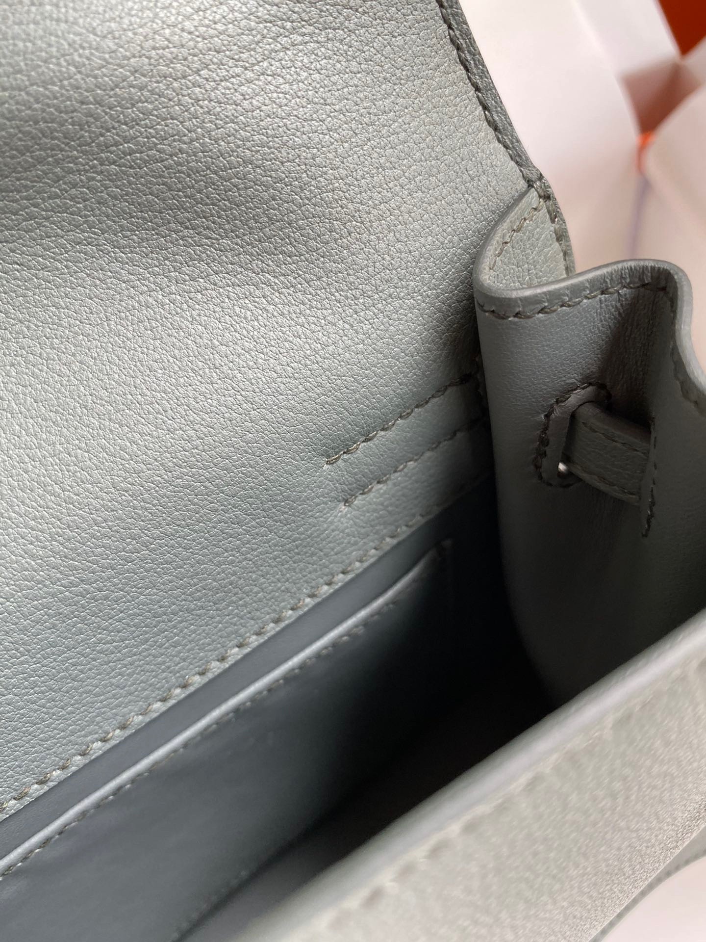 H**mes kelly danse ii bag in vert amande evercolor calfskin