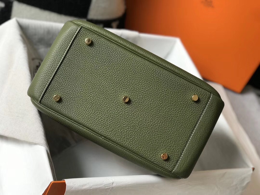 H**mes canopee clemence lindy 30cm bag with ghw