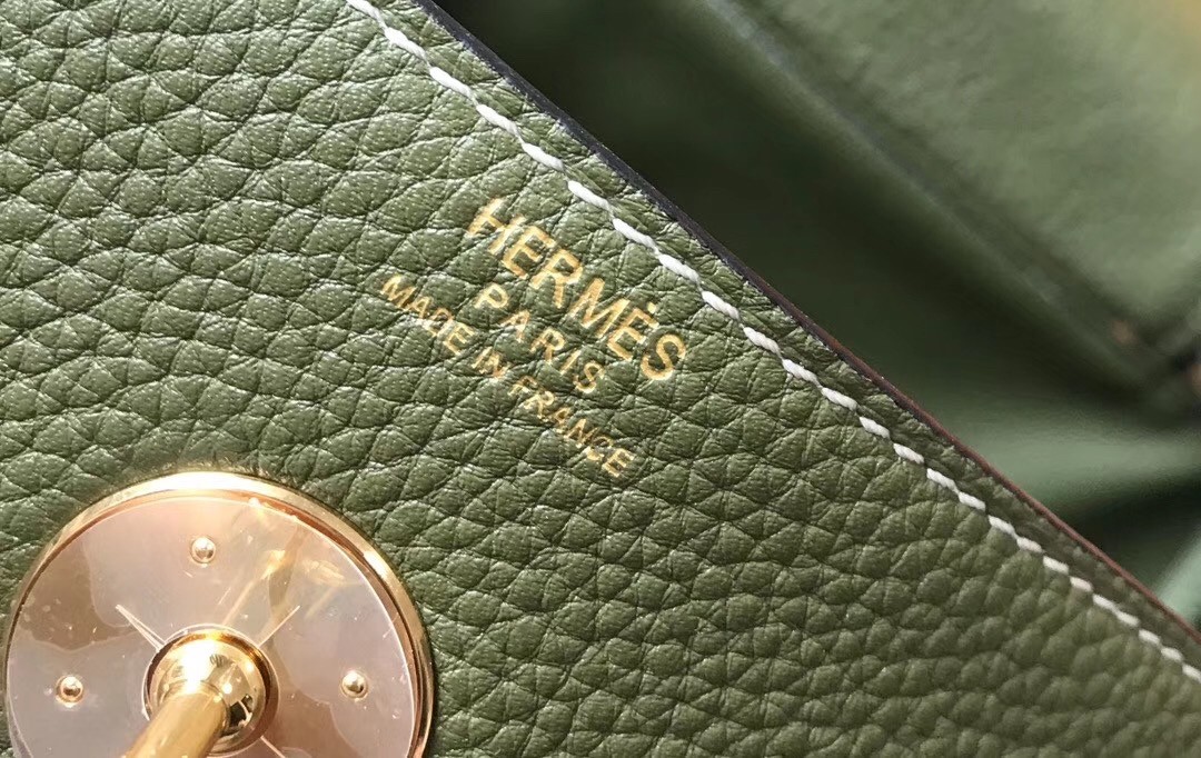H**mes canopee clemence lindy 30cm bag with ghw