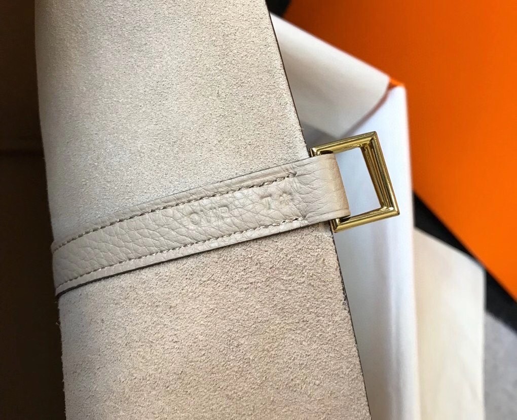 H**mes picotin lock 18 bag in trench clemence leather