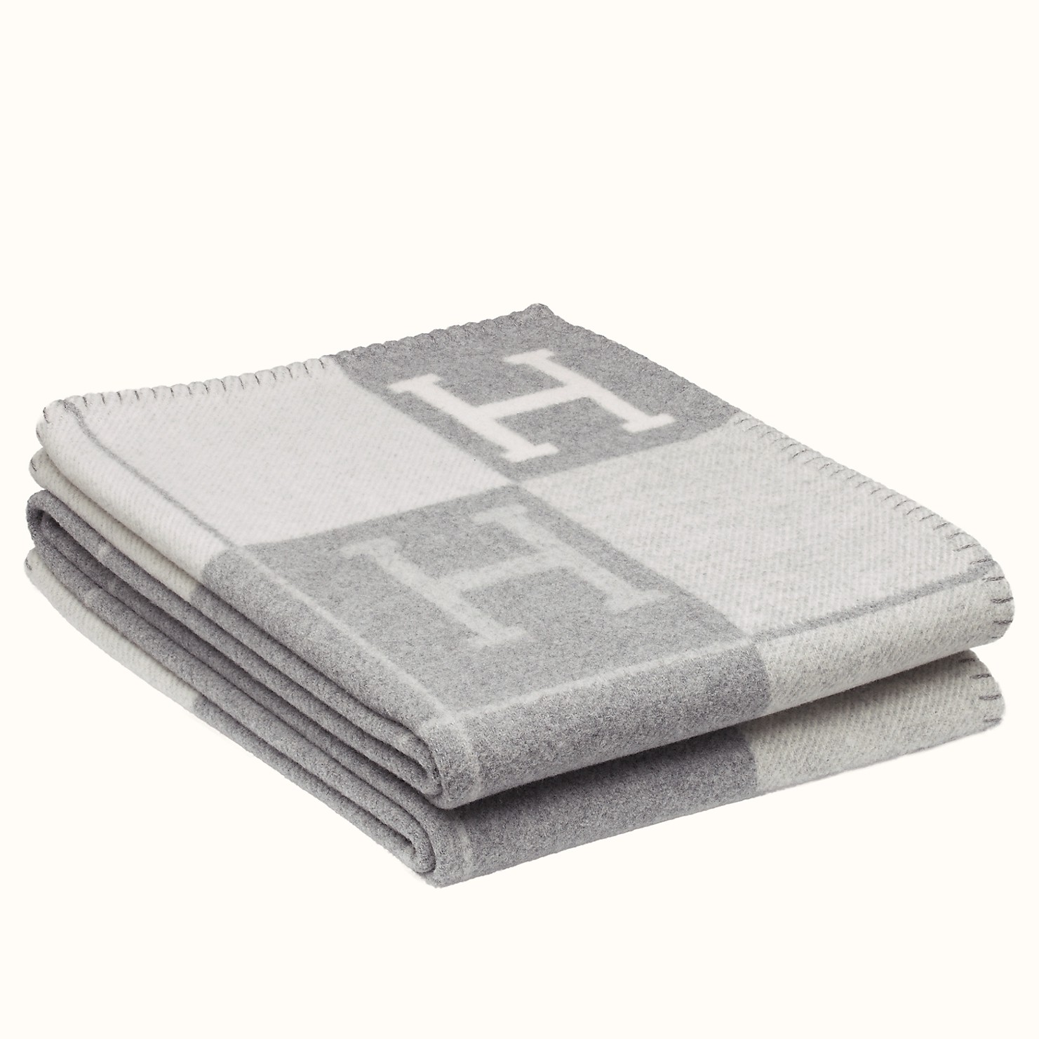 H**mes grey avalon iii throw blanket