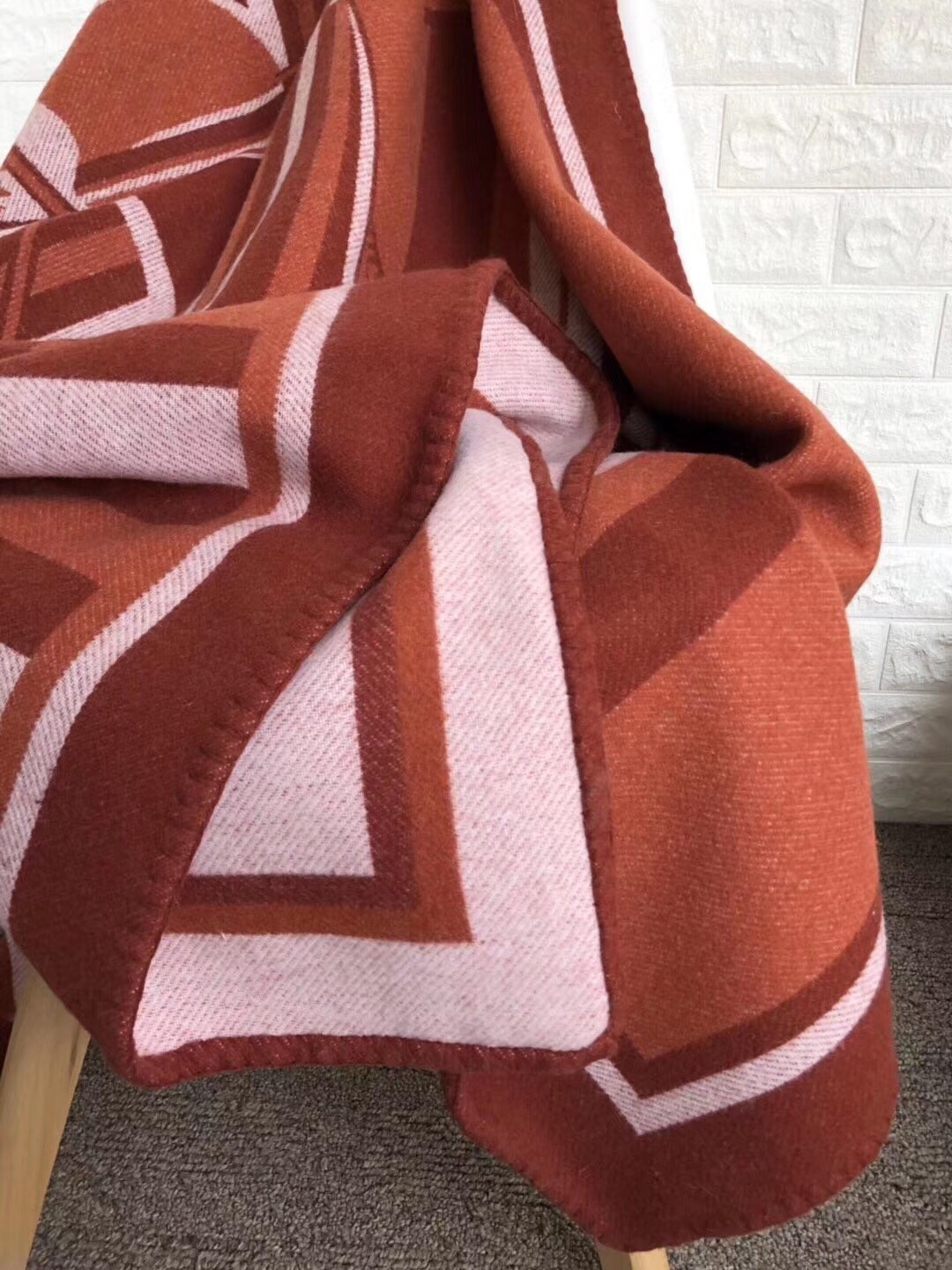 H**mes corail couvertures nouvelles plaid