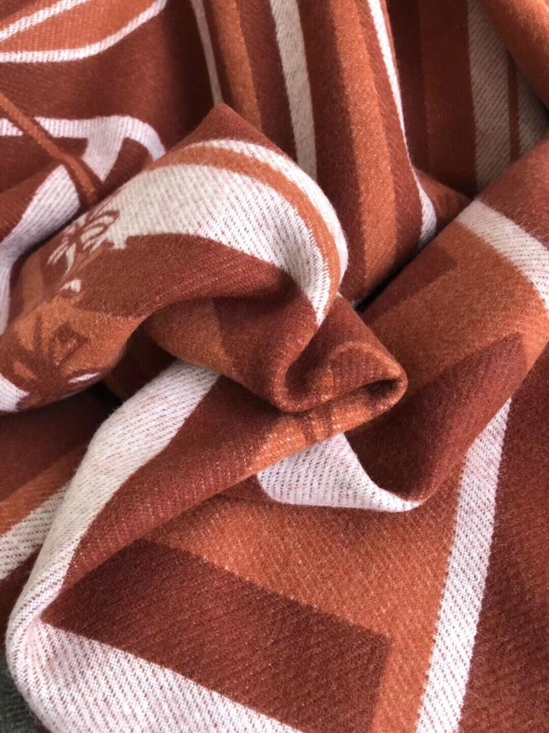 H**mes corail couvertures nouvelles plaid
