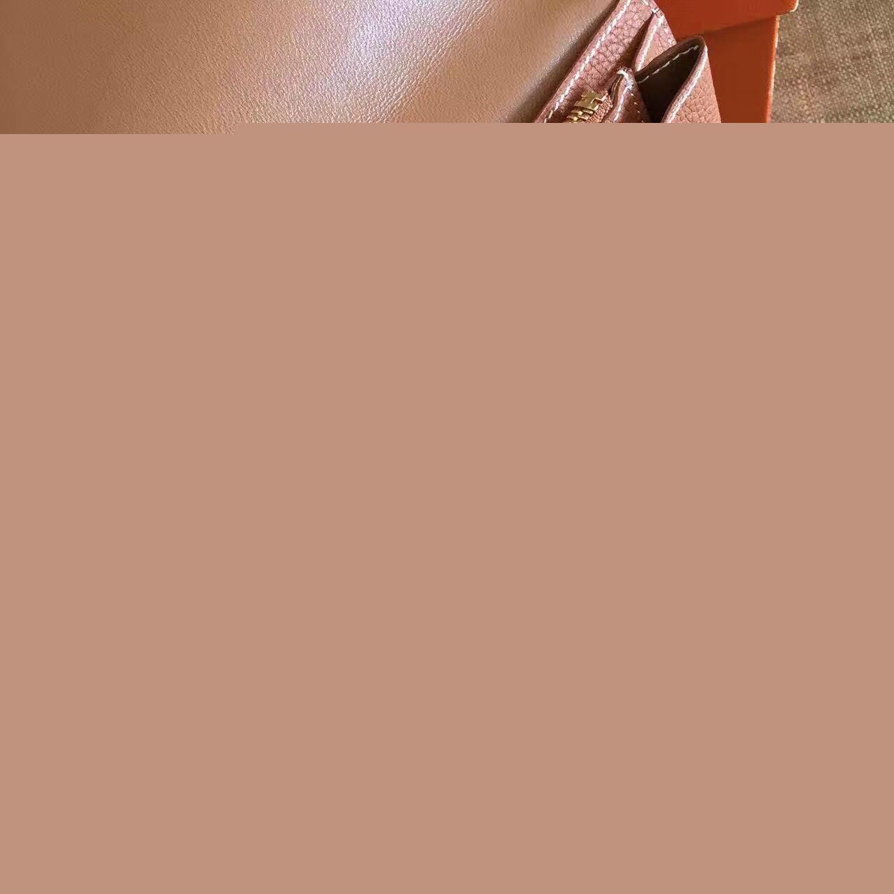H**mes dogon combine wallet in brown leather