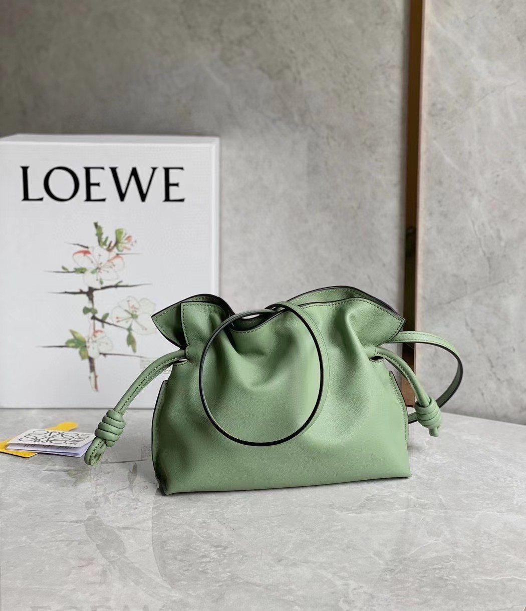 L0ew* flamenco mini clutch in rosemary nappa leather