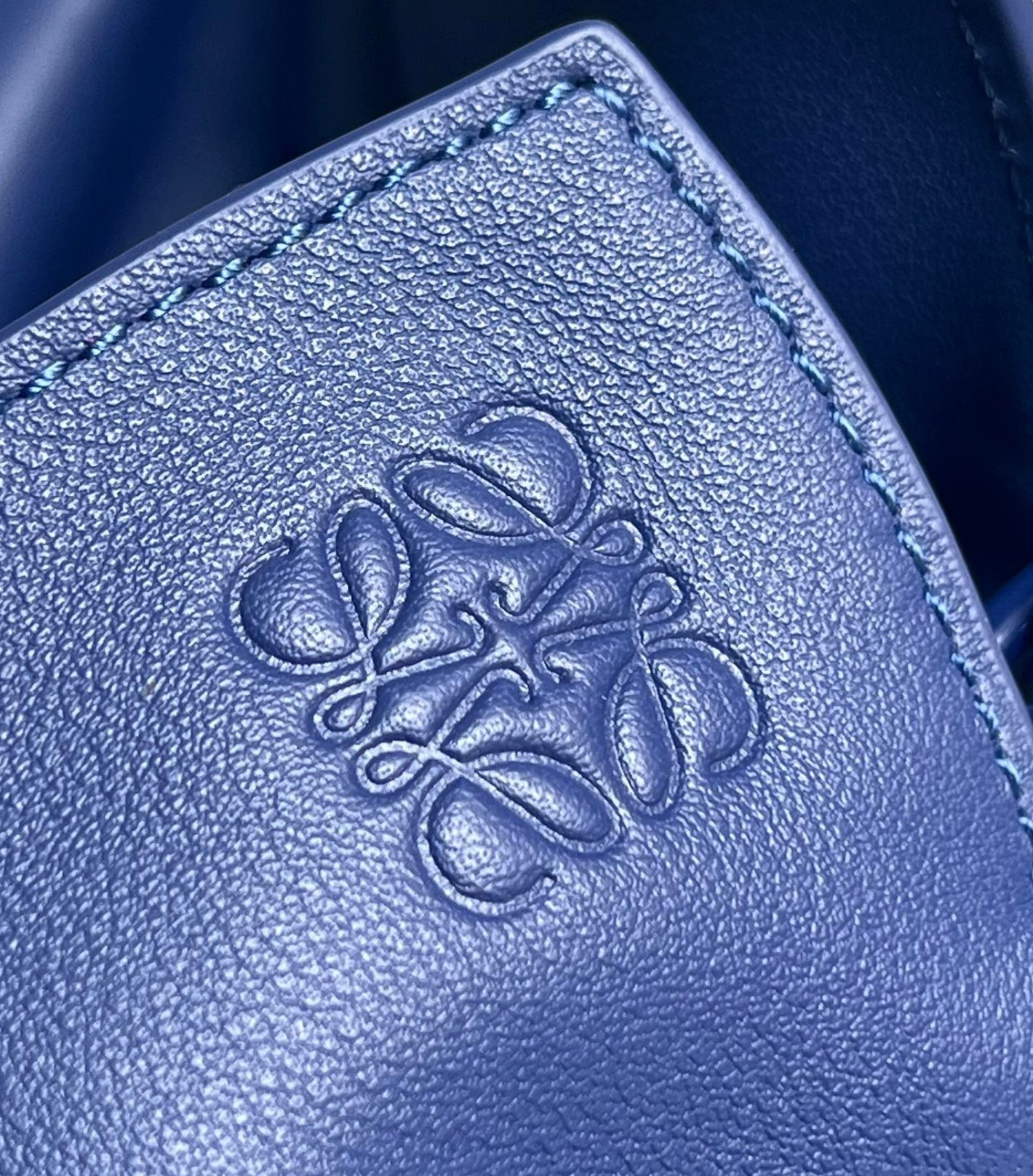 L0ew* flamenco clutch bag in dark purple leather