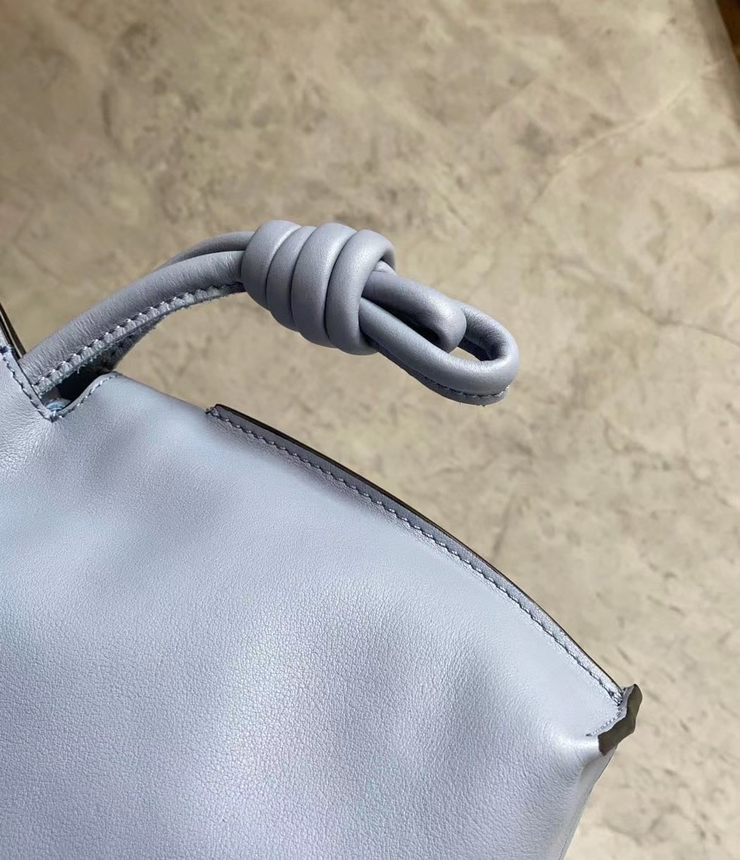 L0ew* flamenco clutch in atlantic blue nappa leather