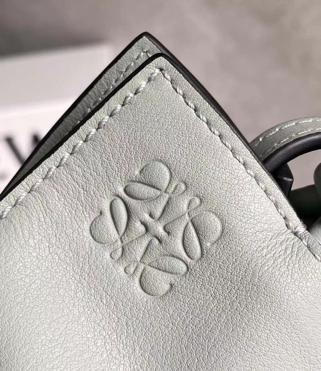 L0ew* flamenco clutch in ash grey nappa leather