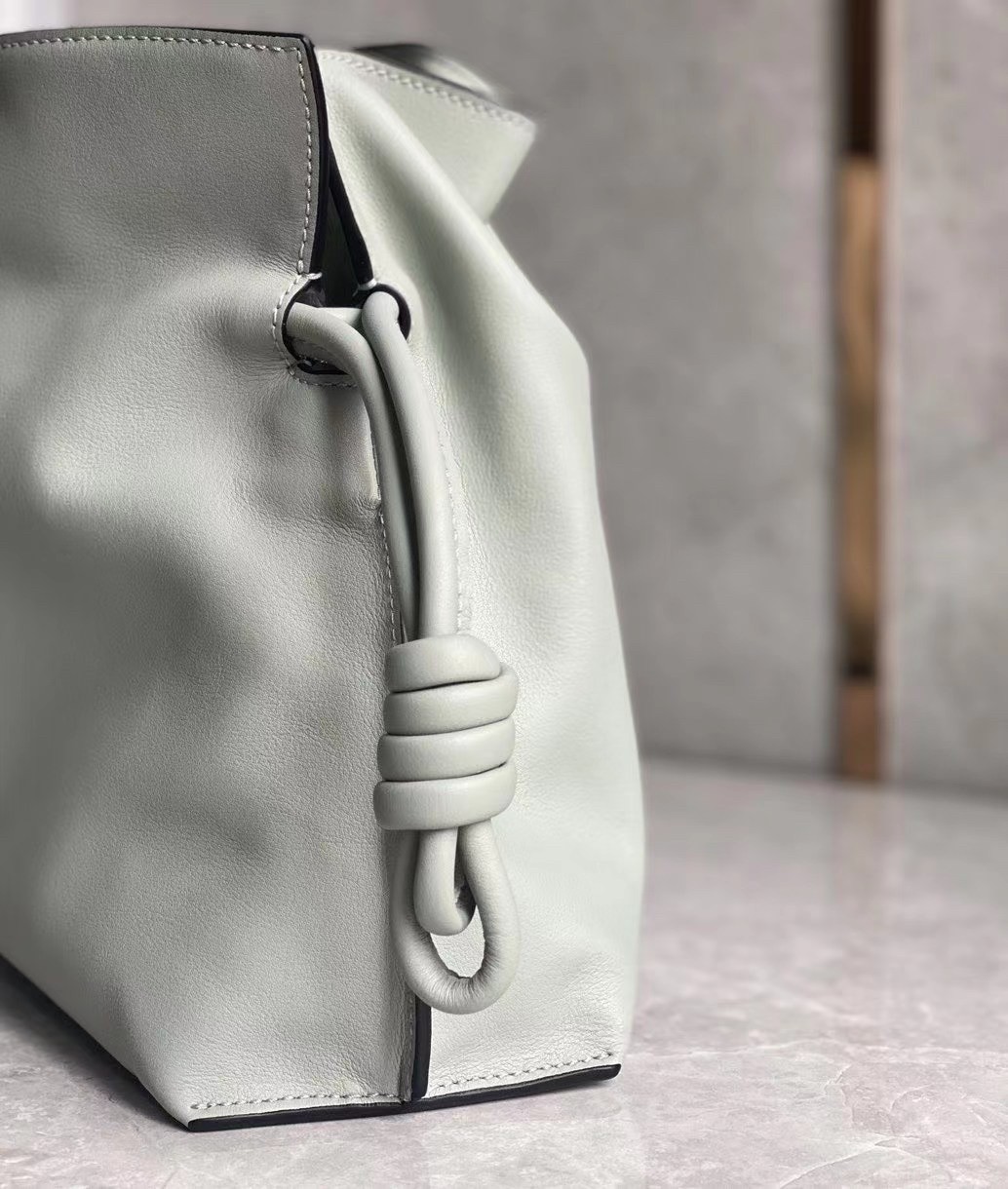 L0ew* flamenco clutch in ash grey nappa leather