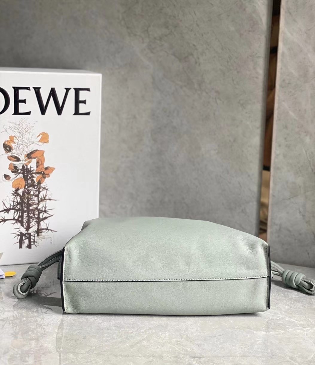 L0ew* flamenco clutch in ash grey nappa leather
