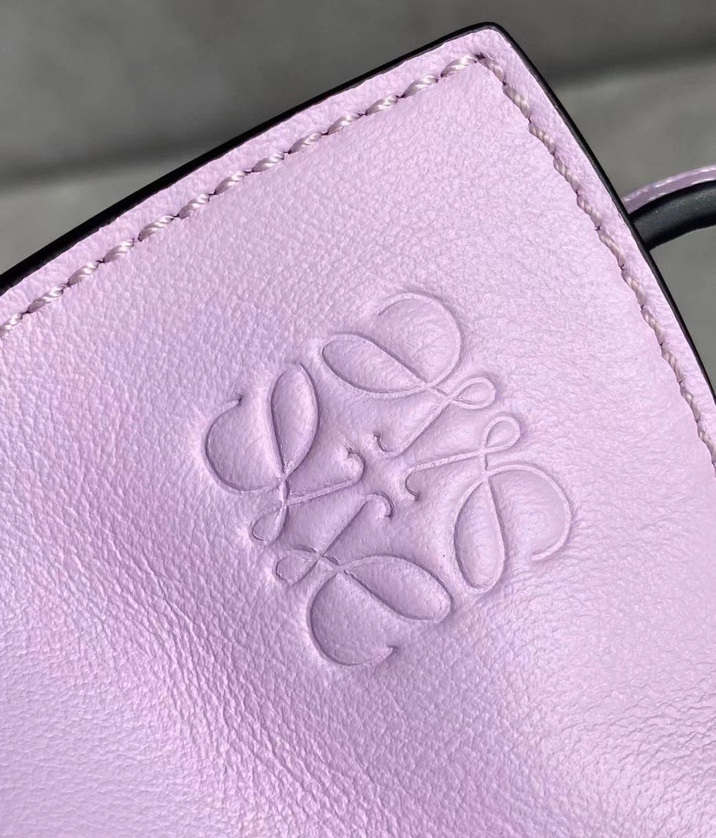 L0ew* flamenco clutch in bloom orchid nappa leather