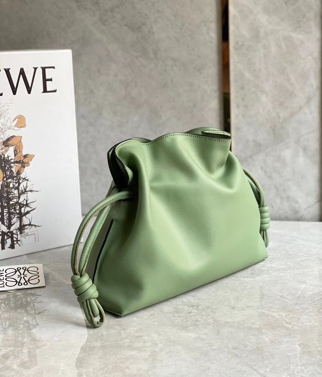 L0ew* flamenco clutch in rosemary nappa leather