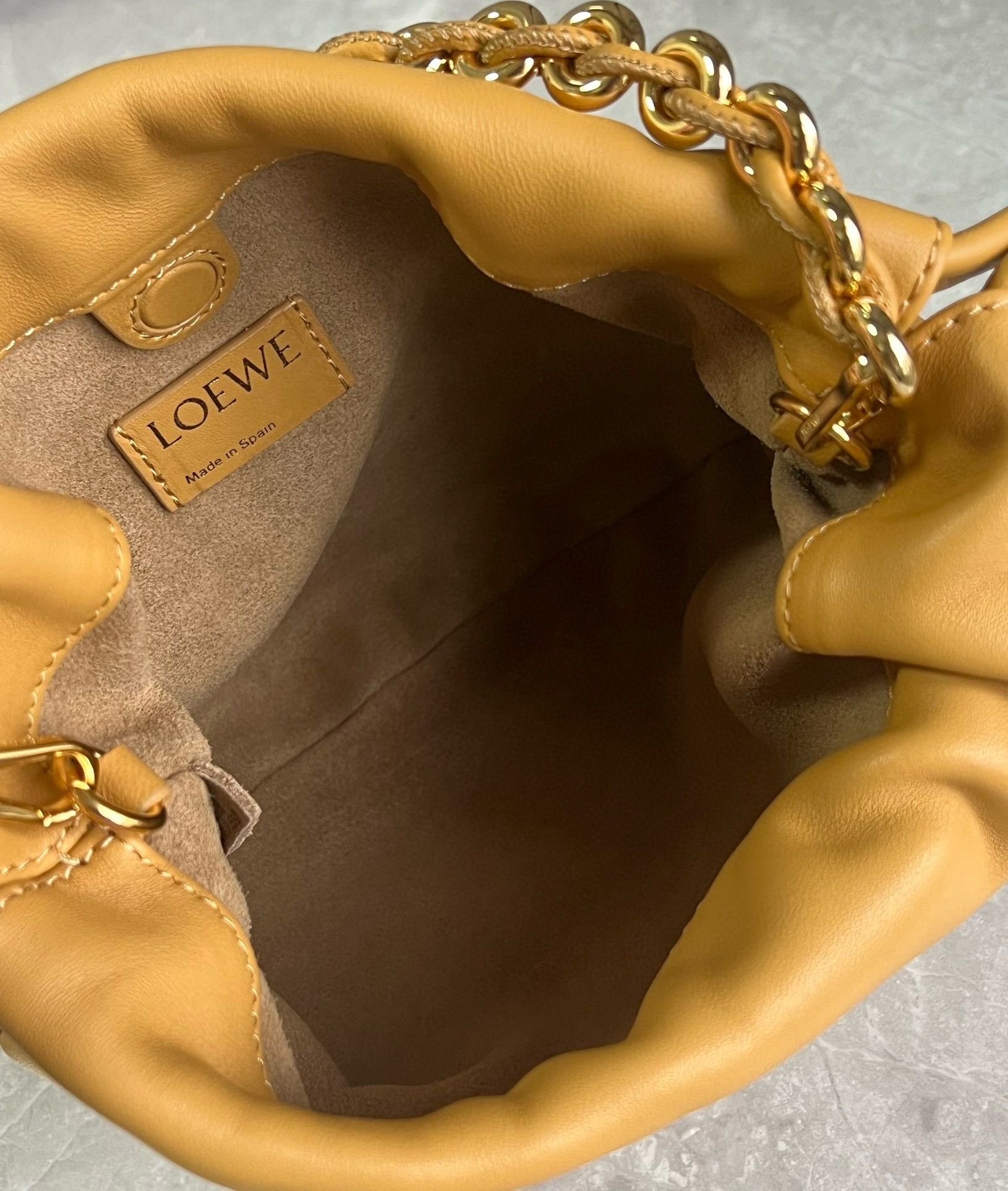 L0ew* mini flamenco purse bag in sahara nappa lambskin