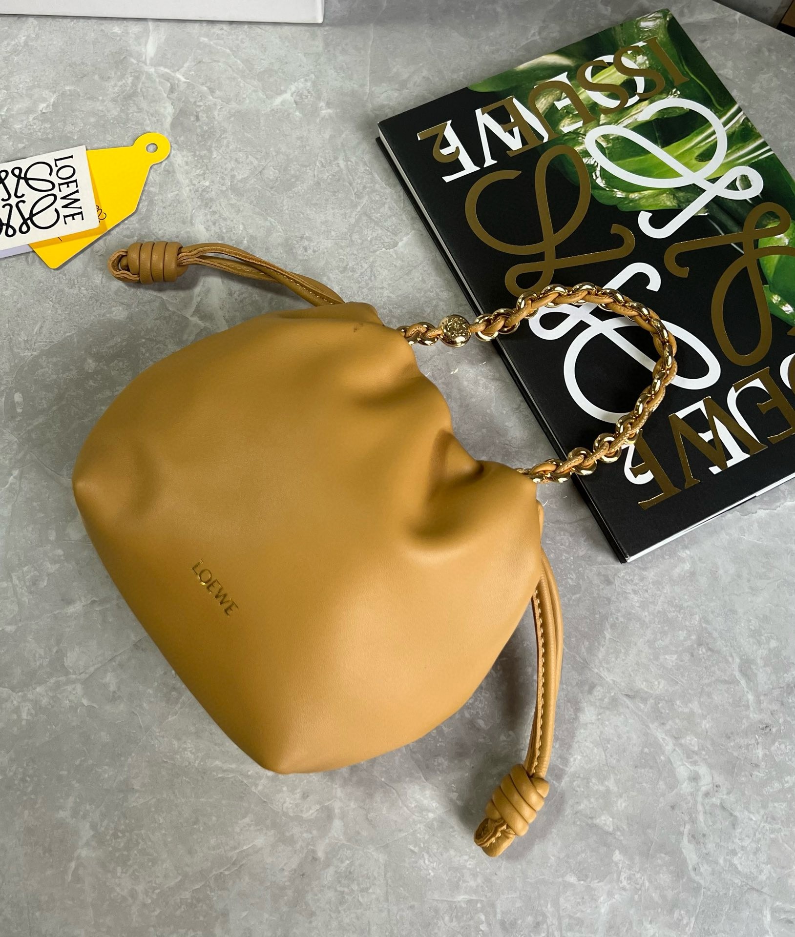 L0ew* mini flamenco purse bag in sahara nappa lambskin