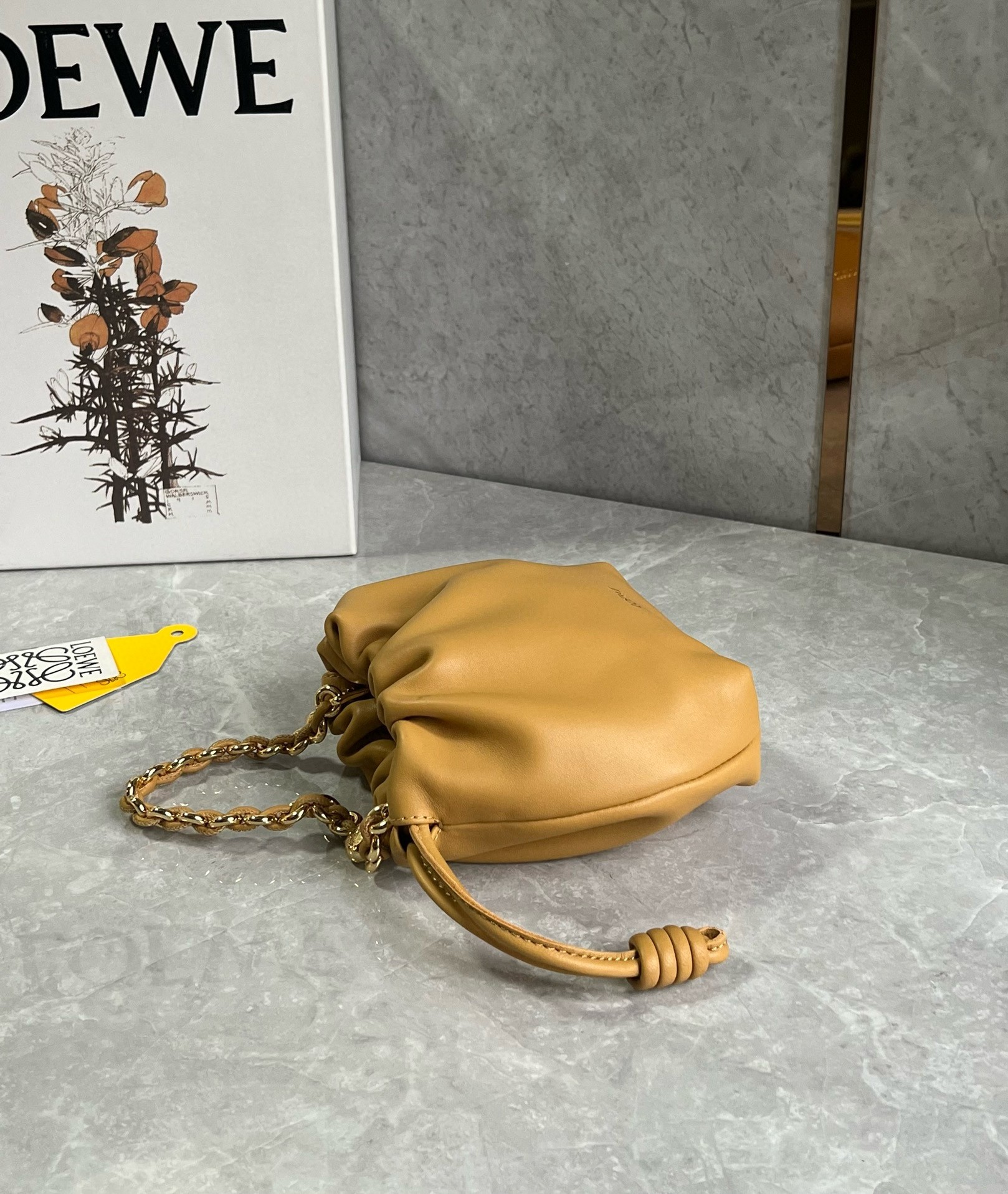 L0ew* mini flamenco purse bag in sahara nappa lambskin