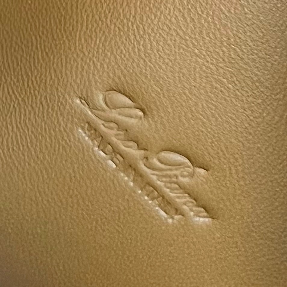 L**o p*ana extra pocket pouch l27 in chai grained leather