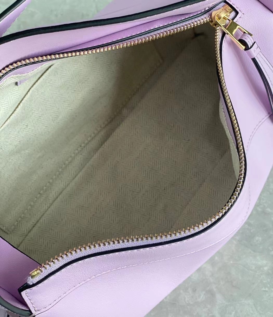L0ew* puzzle hobo bag in pink nappa calfskin