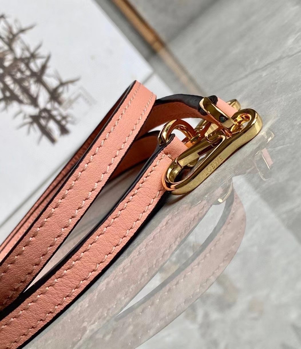 L0ew* puzzle mini bag in blossom calfskin leather