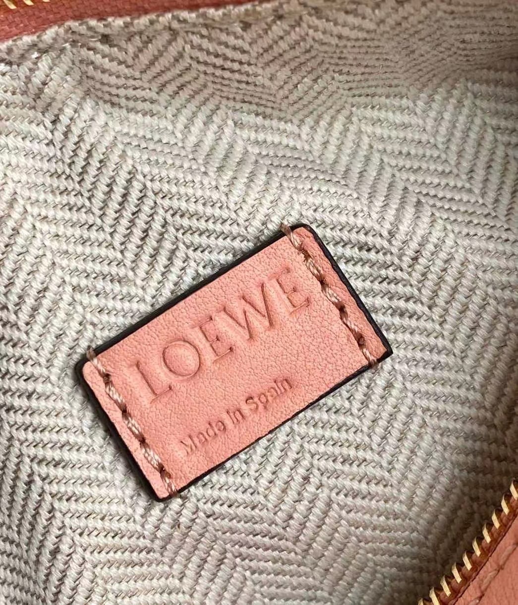 L0ew* puzzle mini bag in blossom calfskin leather