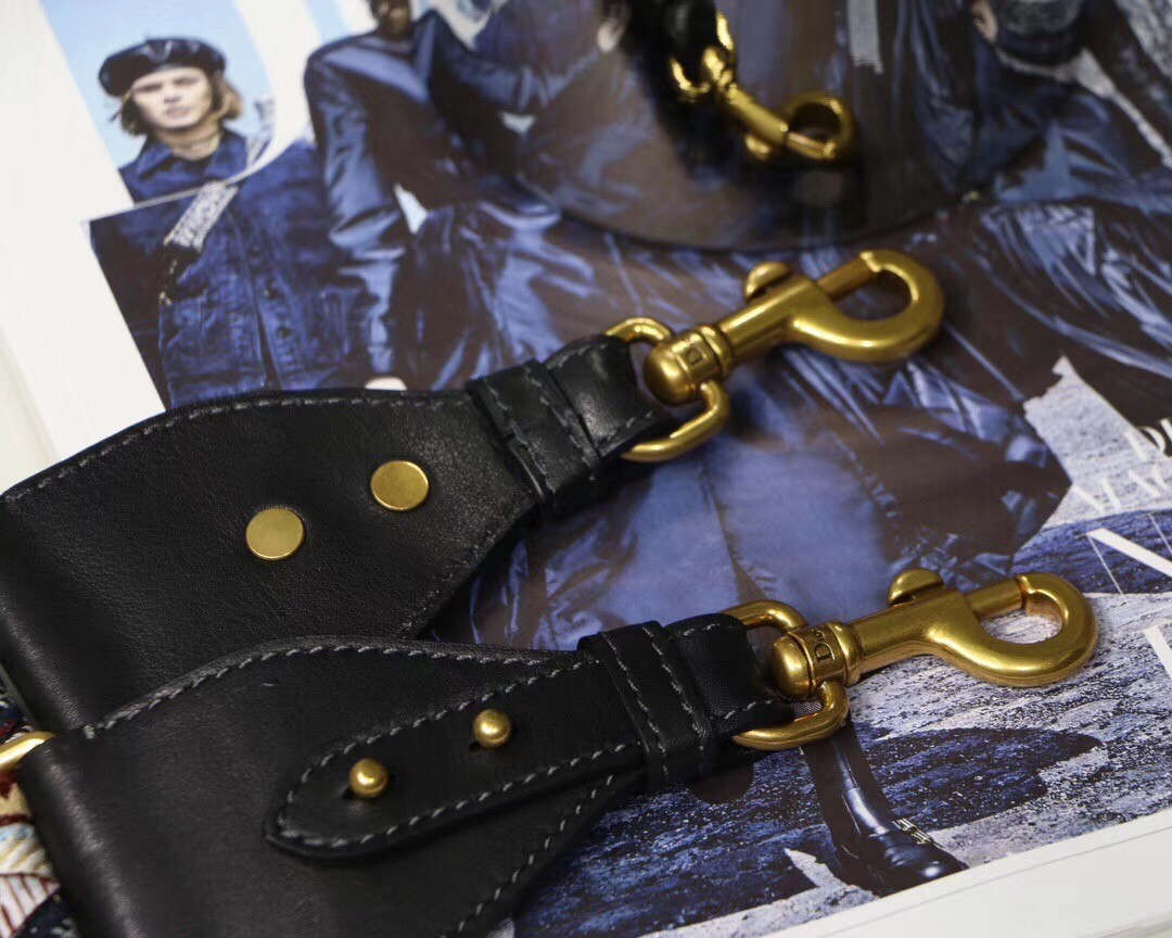 D*or embroidered canvas shoulder strap