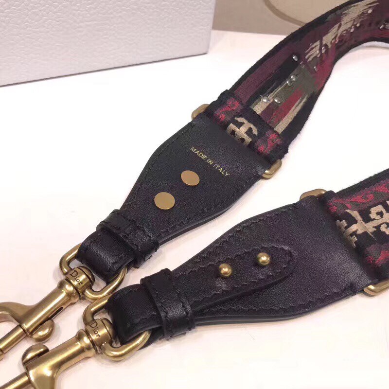 D*or red canvas bohemian-inspired strap