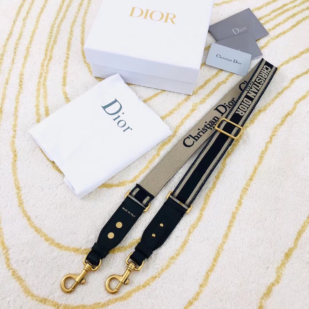 D*or blue embroidery adjustable shoulder strap