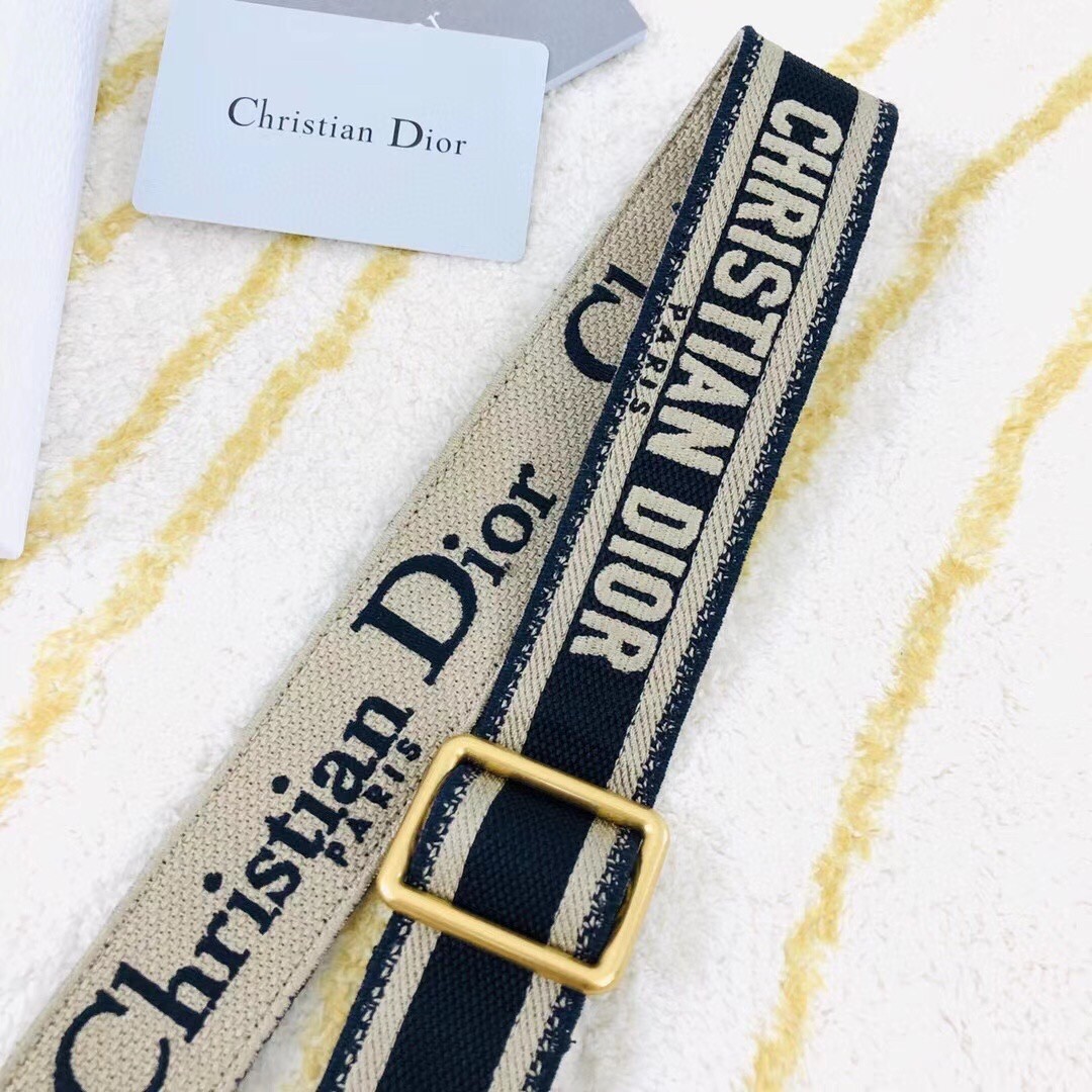 D*or blue embroidery adjustable shoulder strap