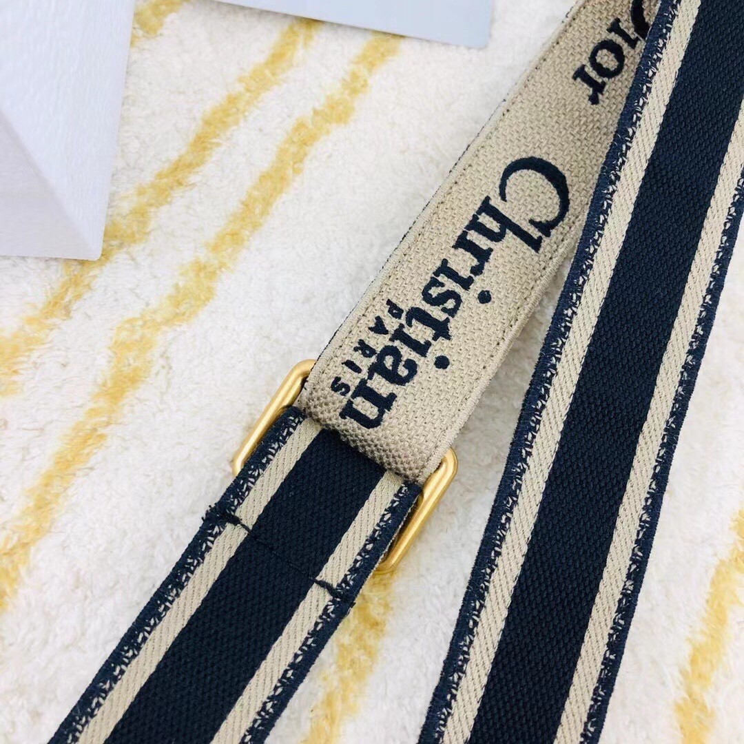 D*or blue embroidery adjustable shoulder strap