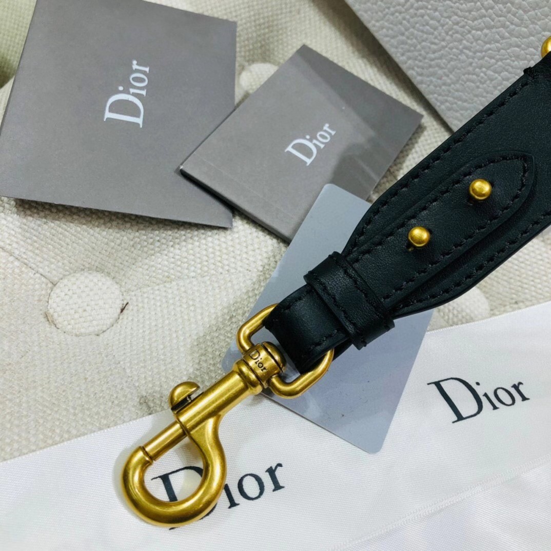 D*or grey embroidery adjustable shoulder strap