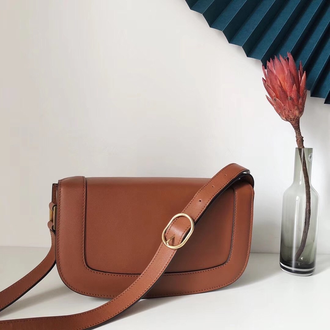 valentino S*pervee crossbody bag in brown leather