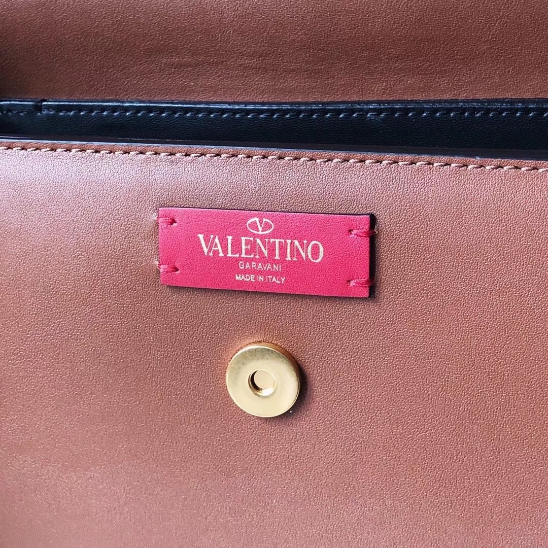 valentino S*pervee crossbody bag in brown leather