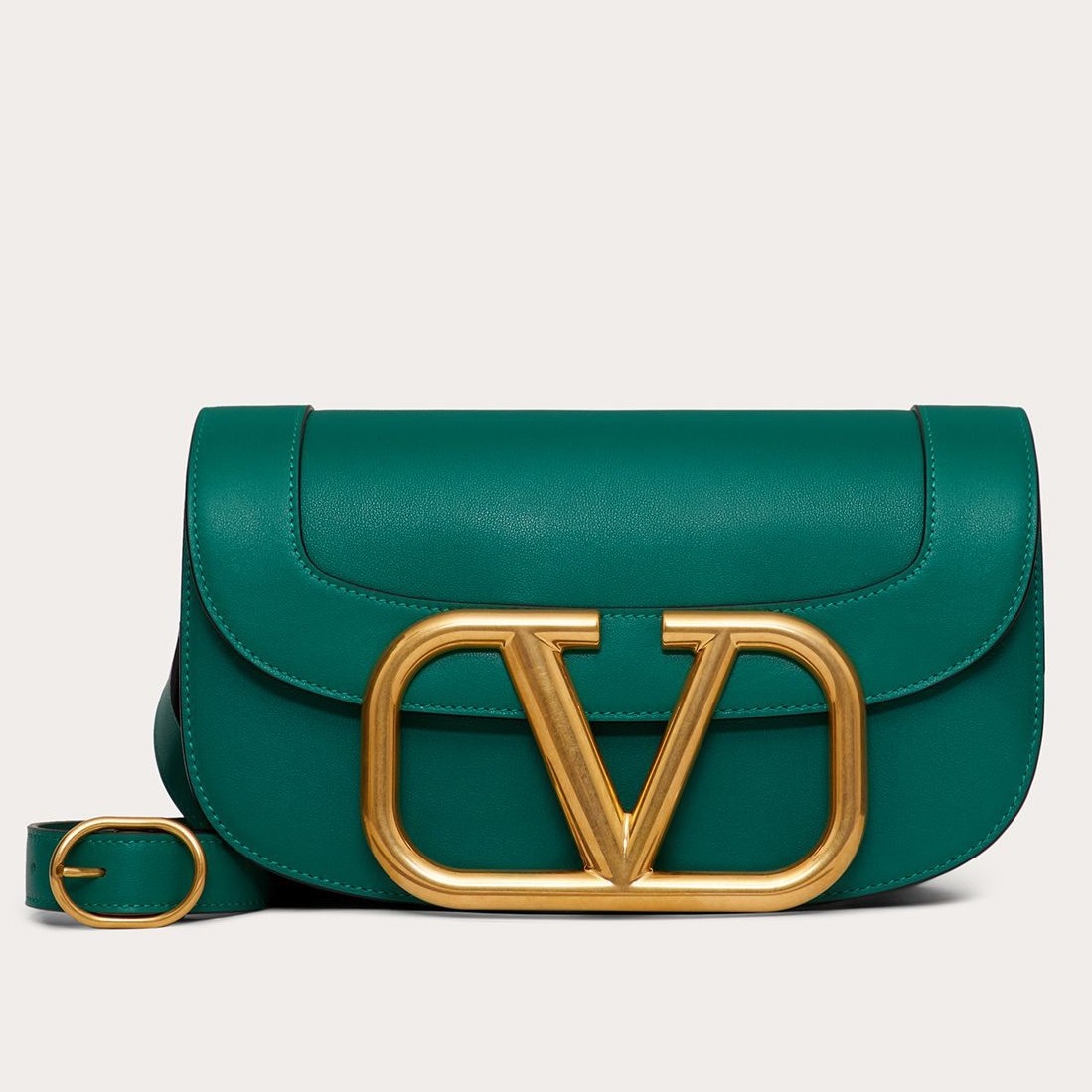 valentino S*pervee crossbody bag in green leather
