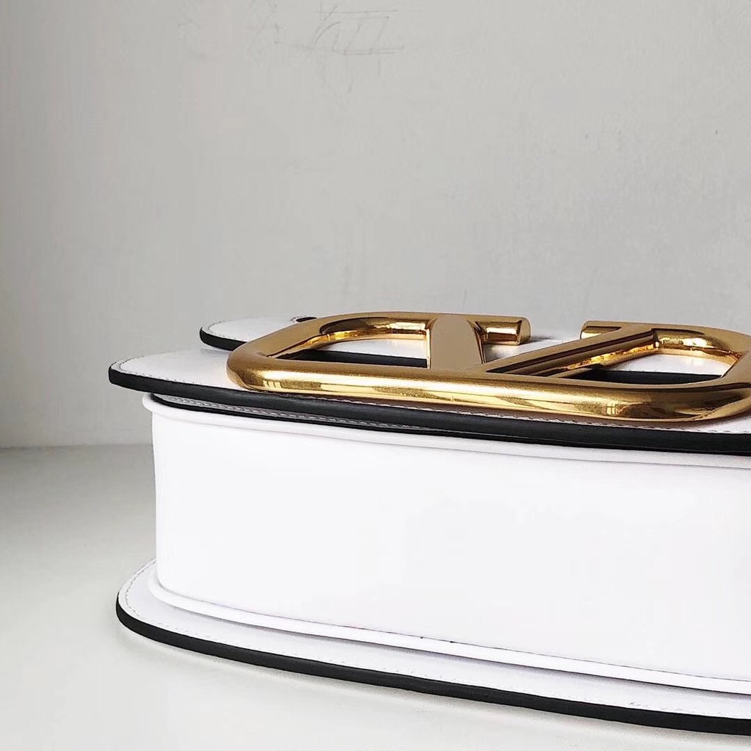 valentino S*pervee crossbody bag in white leather