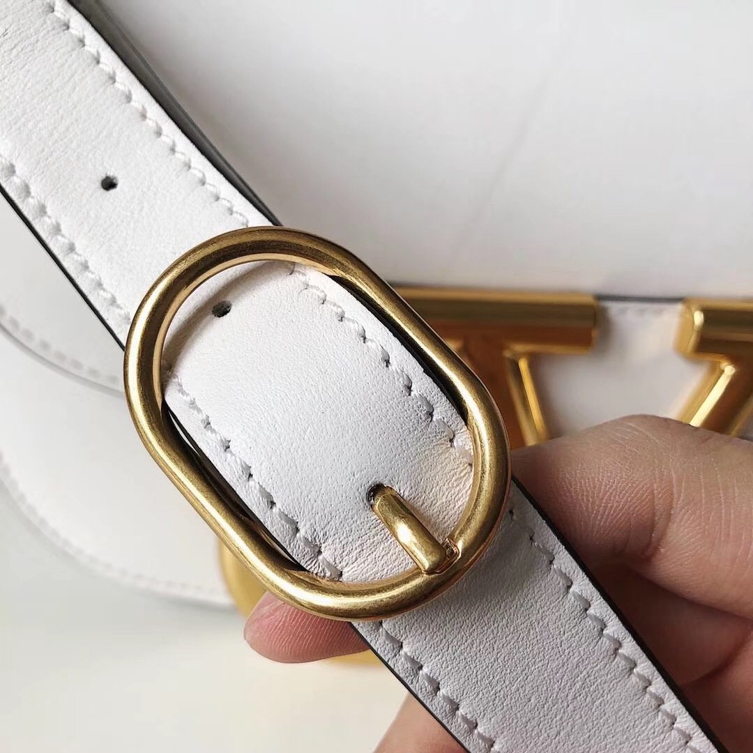 valentino S*pervee crossbody bag in white leather