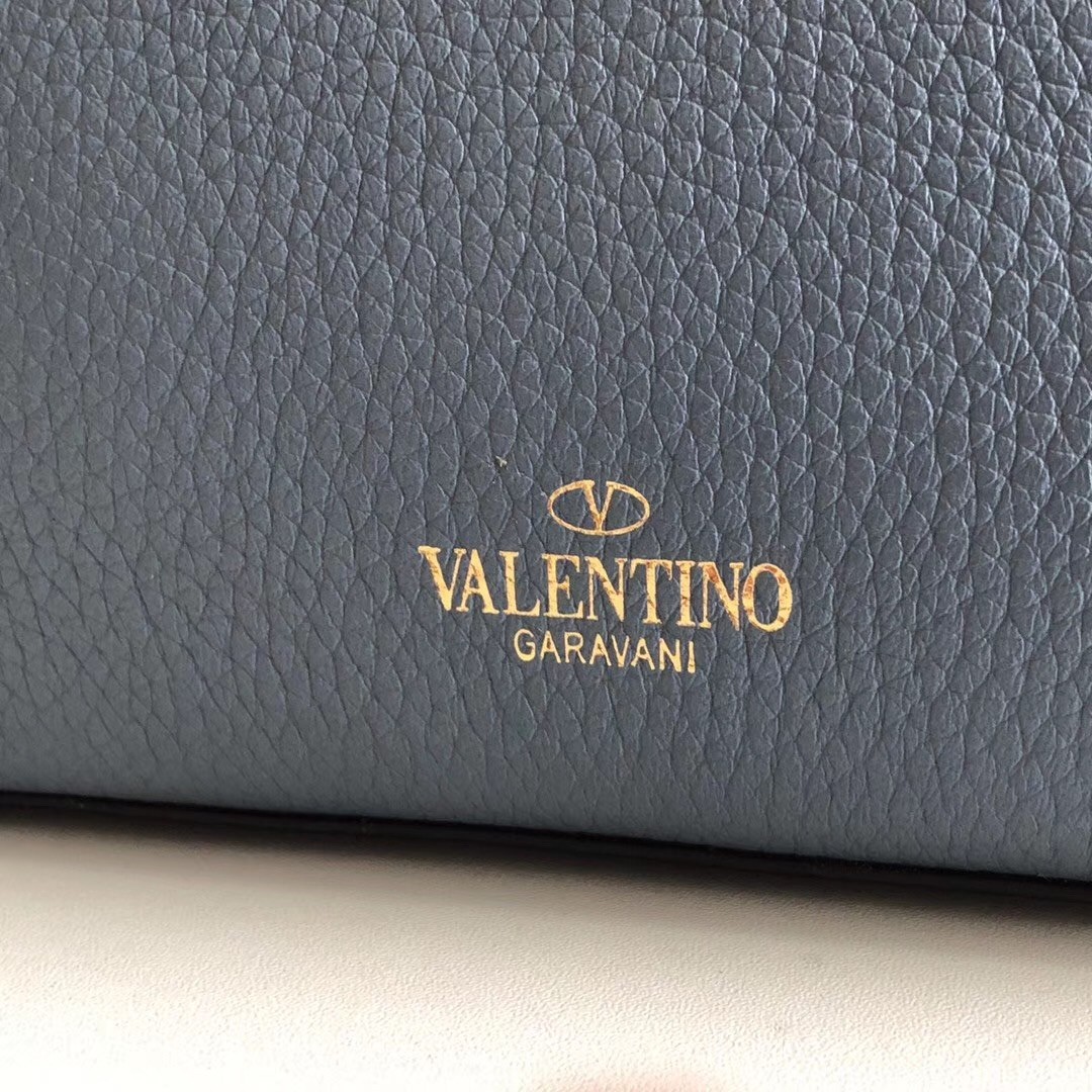 Valentino Rockstud Small Crossbody Bag In Amadeus Grained Leather