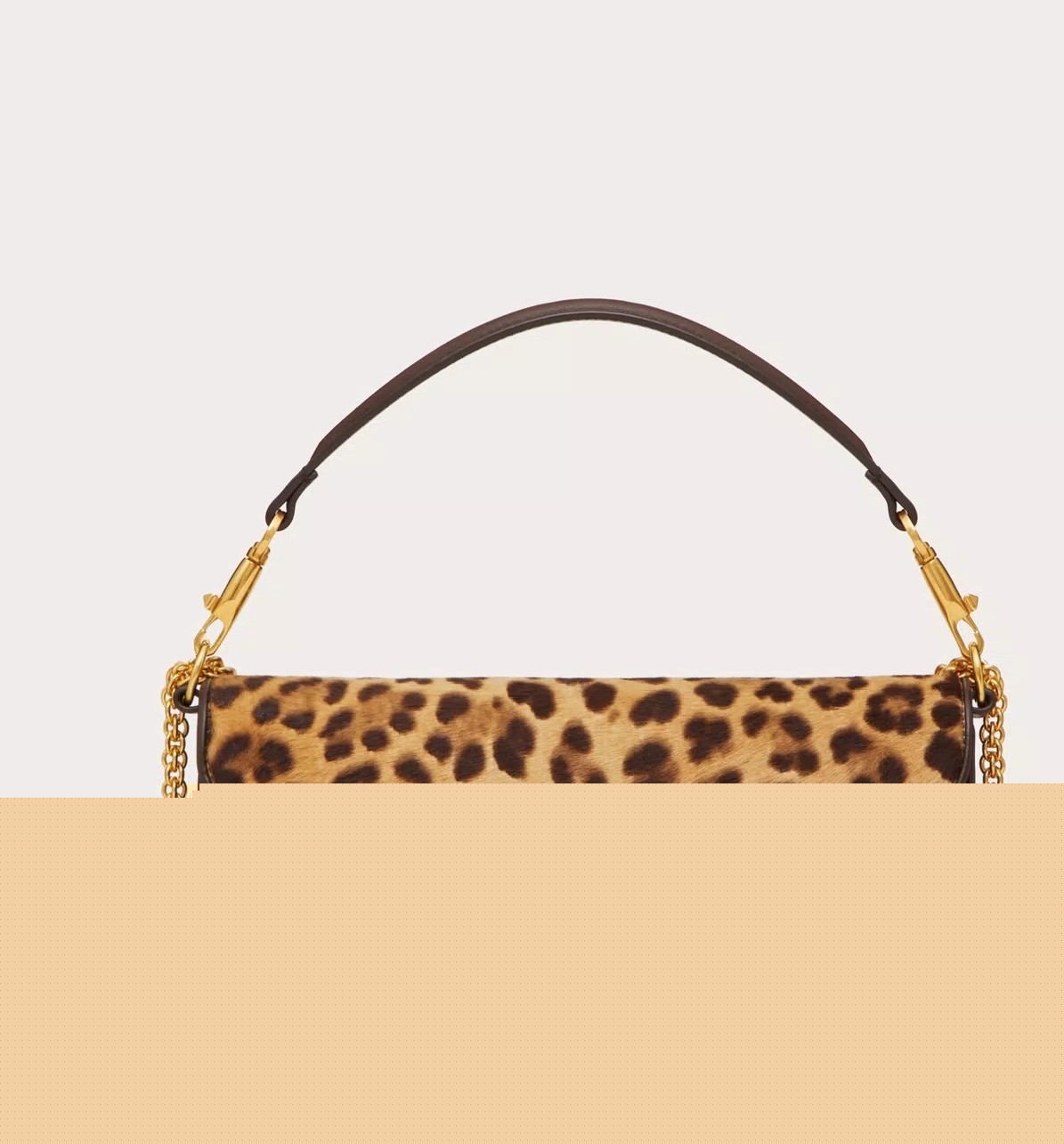 Valentino Large Loco Shoulder Bag in Pony-effect Calfskin